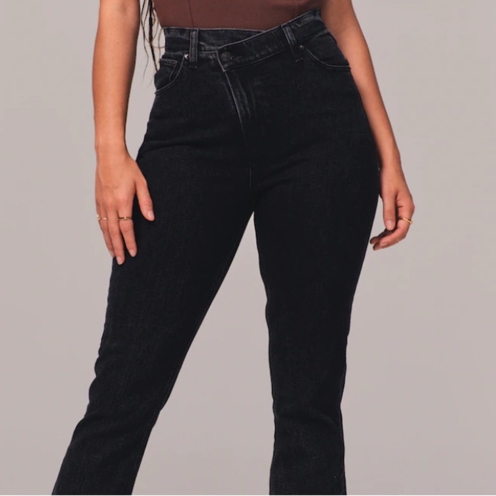 Cross Style Abercrombie & Fitch High Rise Jeans